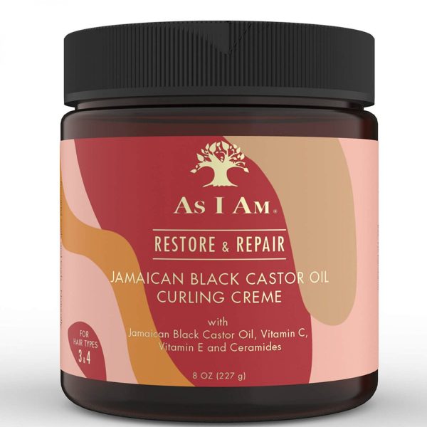 As I Am Jamaican Black Castor Oil Curling Cream 227g / 8oz